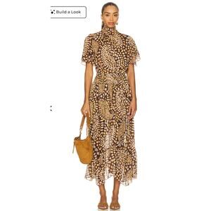 Misa Los Angeles Kaye Top and Agyness Skirt Set size XXS